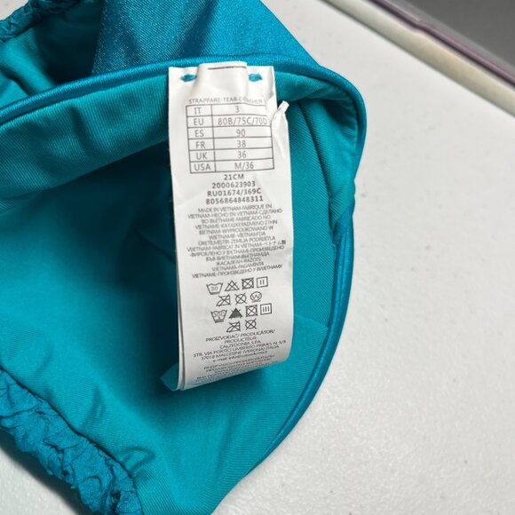 Calzedonia Turquoise Bikini Set – Underwire Top – Medium Size - Picture 5 of 7